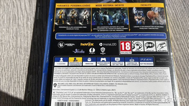 Mortal kombat 11 ps4 диск