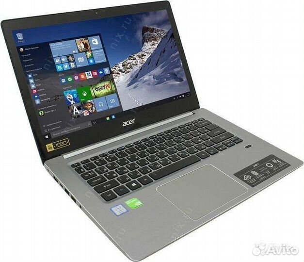 Ультрабук acer Swift 3 SF314-52G i7, 8Гб, 2Гб