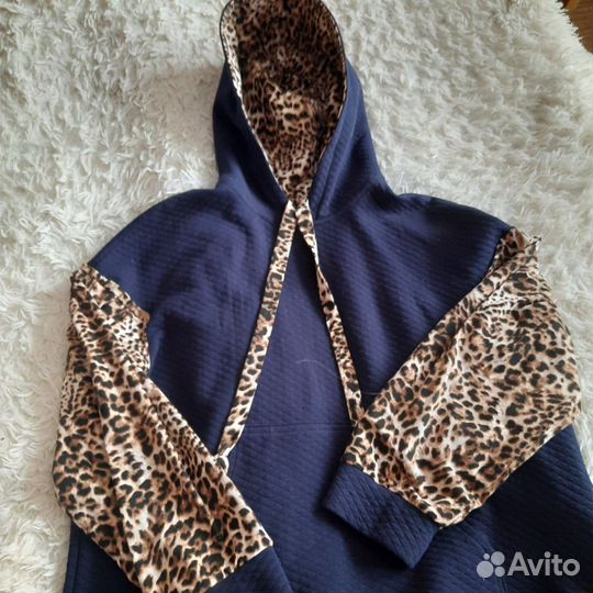 Худи и платья леопардовые - 50-52 размер
