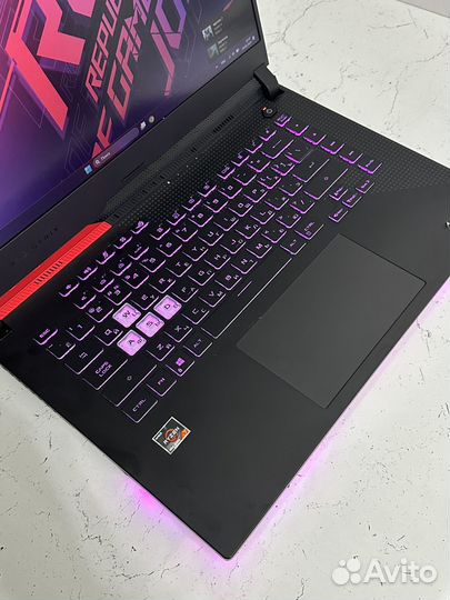 Игровой ноутбук asus ROG G513 8 ядерный + RTX