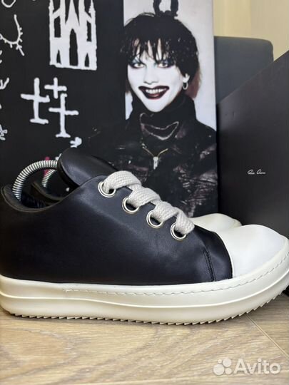 Кеды rick owens jumbo low на руках