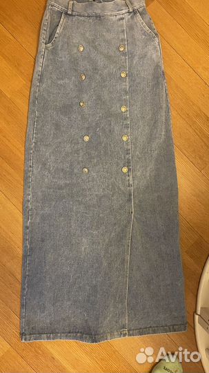 Джинсовая юбка