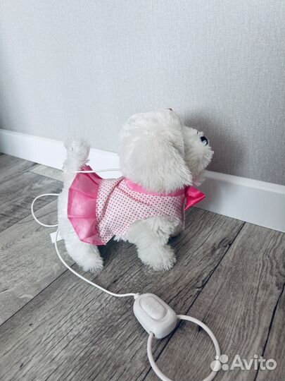 Интерактивные игрушки собака на поводке