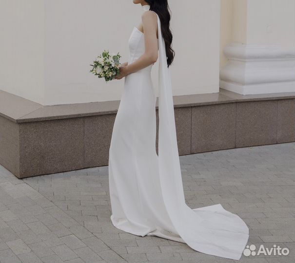 Платье свадебное для загса вечернее