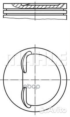 448 11 03 поршень d76x1.5x2x3.947 +0.8 LADA Fo