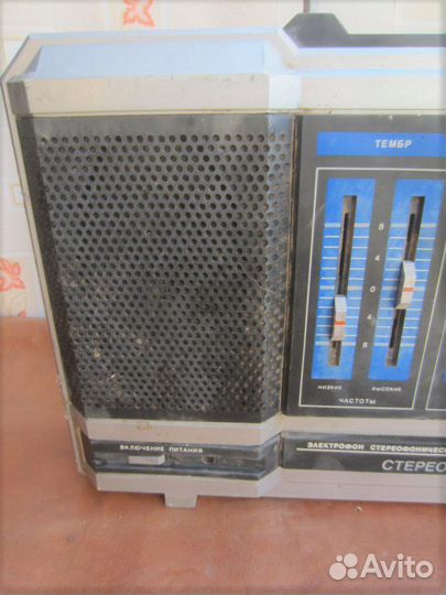 Электрофон Волна 307С-1 верхний блок