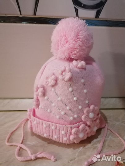 Шапка для девочки осень