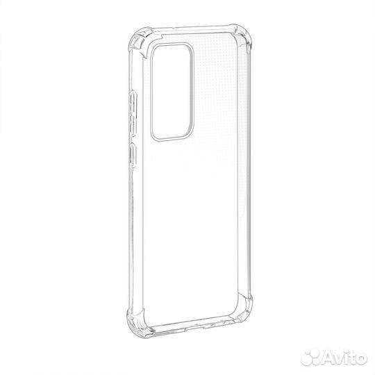 Чехол Huawei P40 Pro усиленные края (силикон)