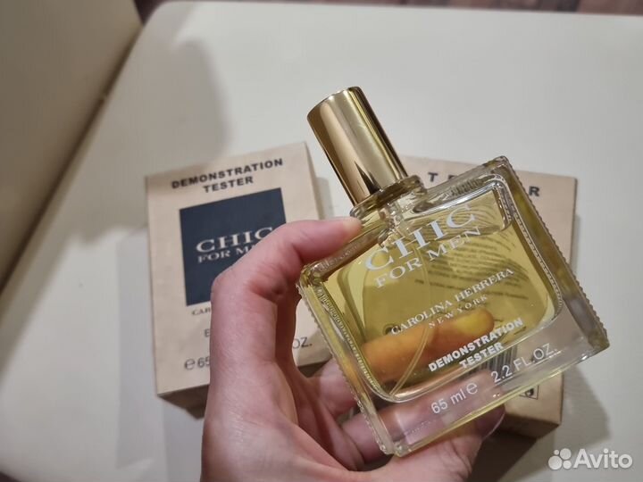 Chic for men carolina herrera 65ml тестер оригинал