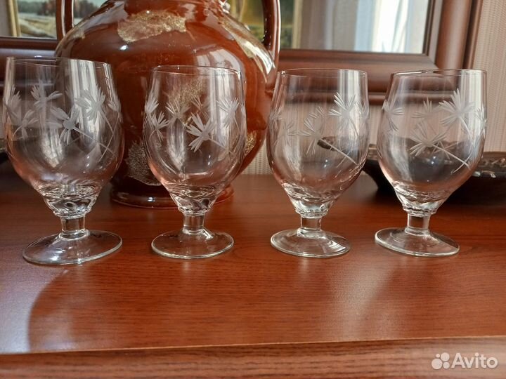 Бокалы фужеры стекло СССР