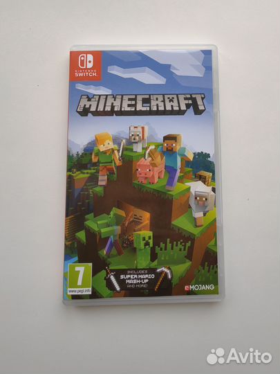Minecraft nintendo switch картридж игры