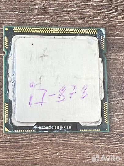 Процессор Sjcket 1156 intel Core i7 870 Lynnfield