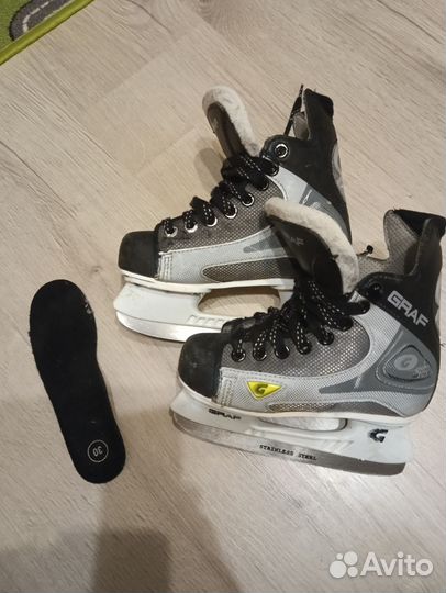 Коньки хоккейные Graf р. 30