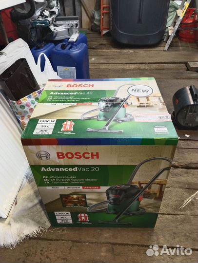 Строительный пылесос bosch