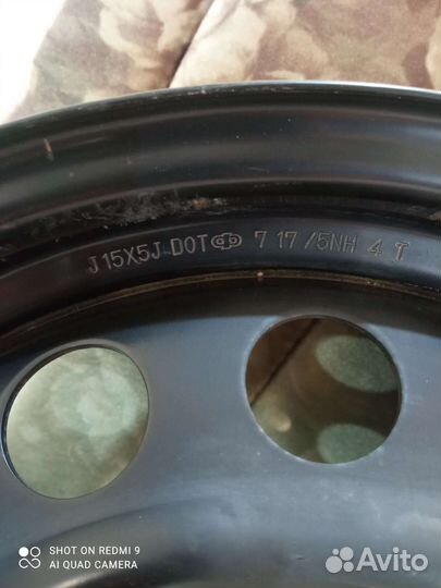 Продам комплект дисков r15 4x100 4шт