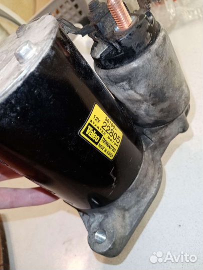 Стартер valeo hyundai accent