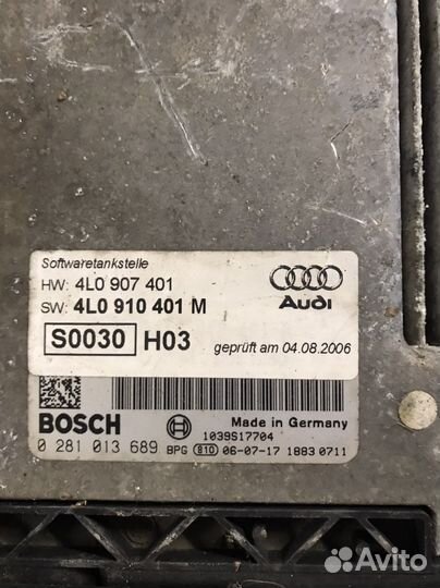 Мозги эбу ауди Q7 мотор BUG