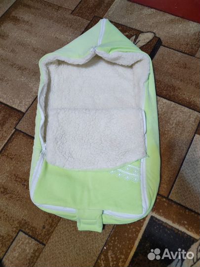 Зимний конверт на выписку