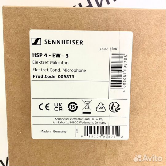 Микрофон Sennheiser HSP 4-EW-3