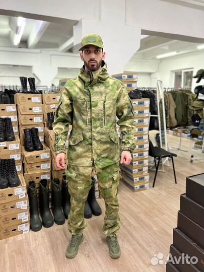 Костюм горка на флисе Мох