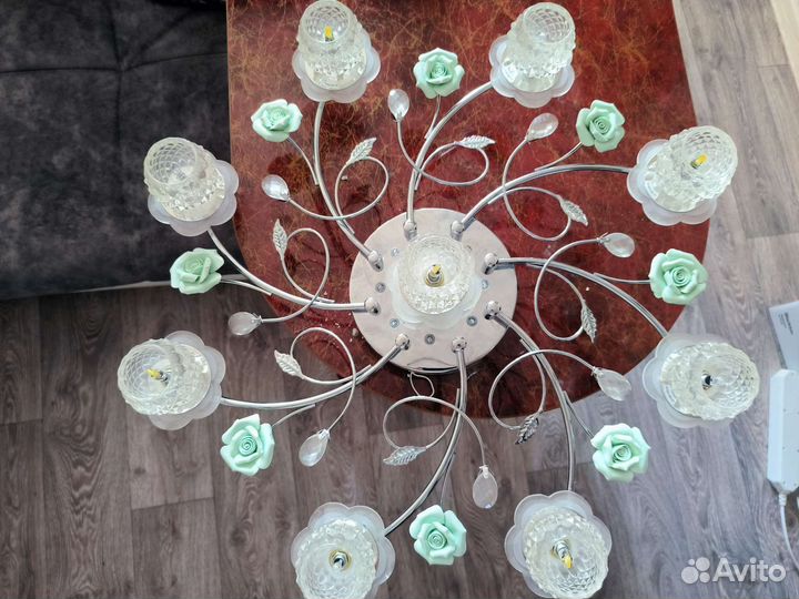 Люстра потолочная бу