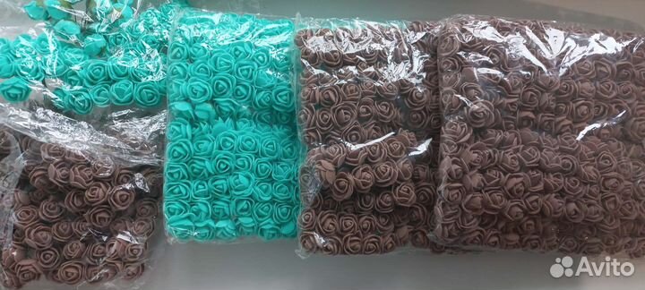 Розочки из фоамирана 144 шт