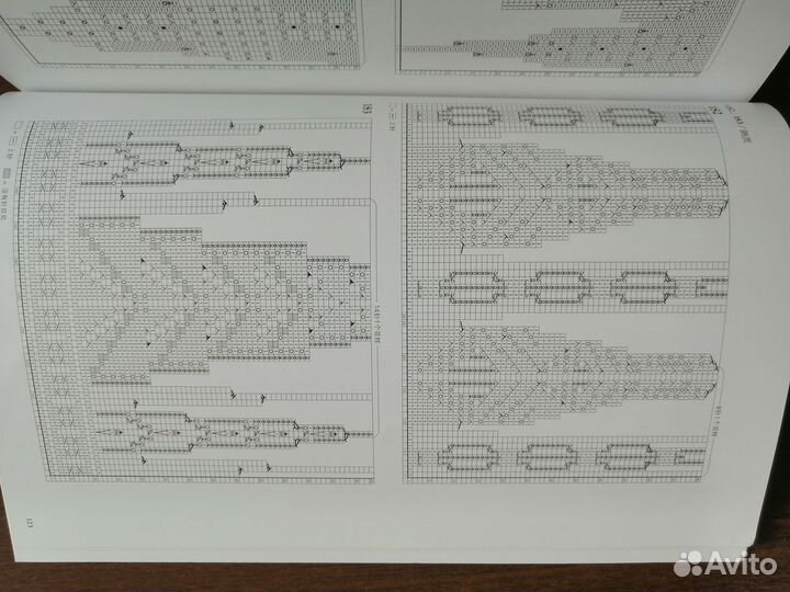 Книга японских узоров для вызания спицами