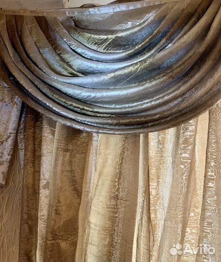 Шторы портьеры с ламбрекеном