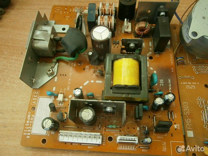 Платы с полупроводниками и эл. мотором