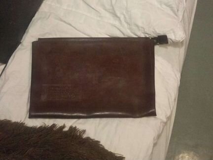 Кожаная папка