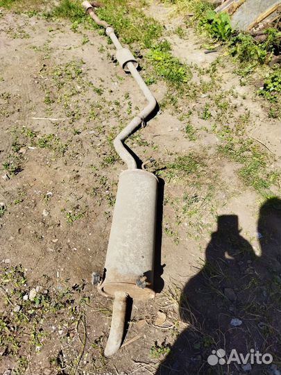 Глушитель рено меган1 в сборе