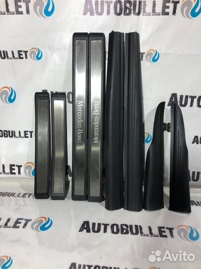 Накладка на порог салона Mercedes E W211 M