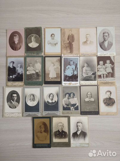 Старинные фото визитки