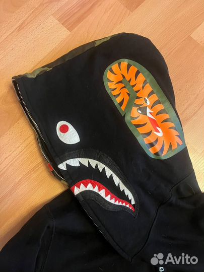 Зип худи bape shark full zip