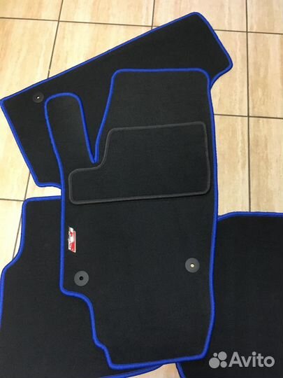 Автоковрики Volkswagen Polo sedan Велюровые Всесез