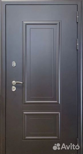 Дверь входная уличная с зеркалом