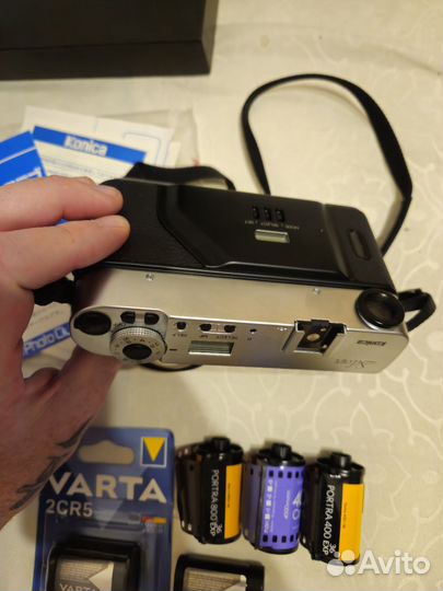 Фотоаппарат Konica hexar silver пленочный