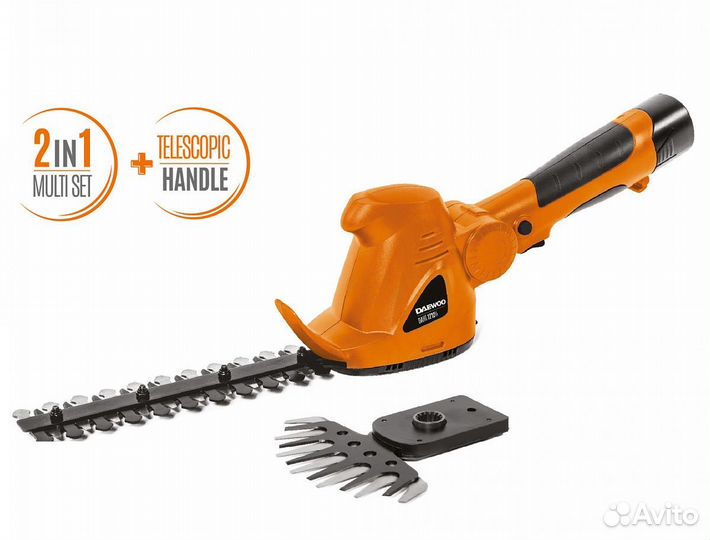 Аккумуляторные ножницы-кусторез daewoo daht 1212Li