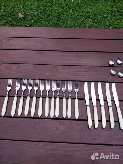 Вилки и ножи костяные СССР