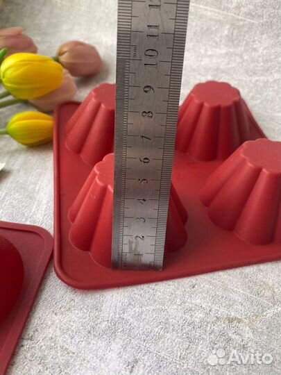 Форма силиконовая кондитерская для кексиков