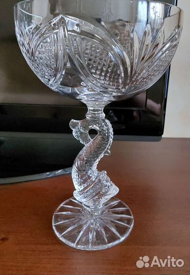 Ваза хрустальная фруктовница 