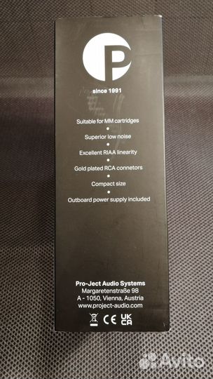 Фонокорректор Pro-Ject Phono Box E White