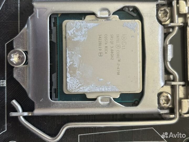 Материнская плата с процессором i7 4790