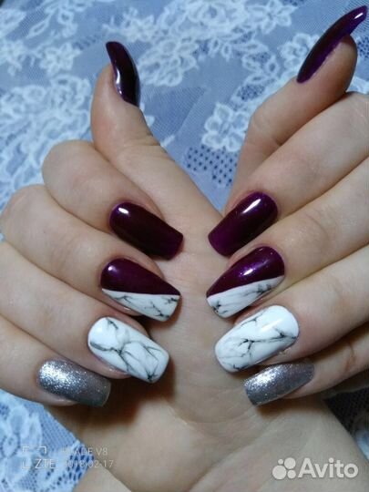 Наращивание ногтей за час с выездом