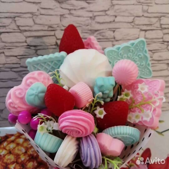 Мыло ручной работы букеты