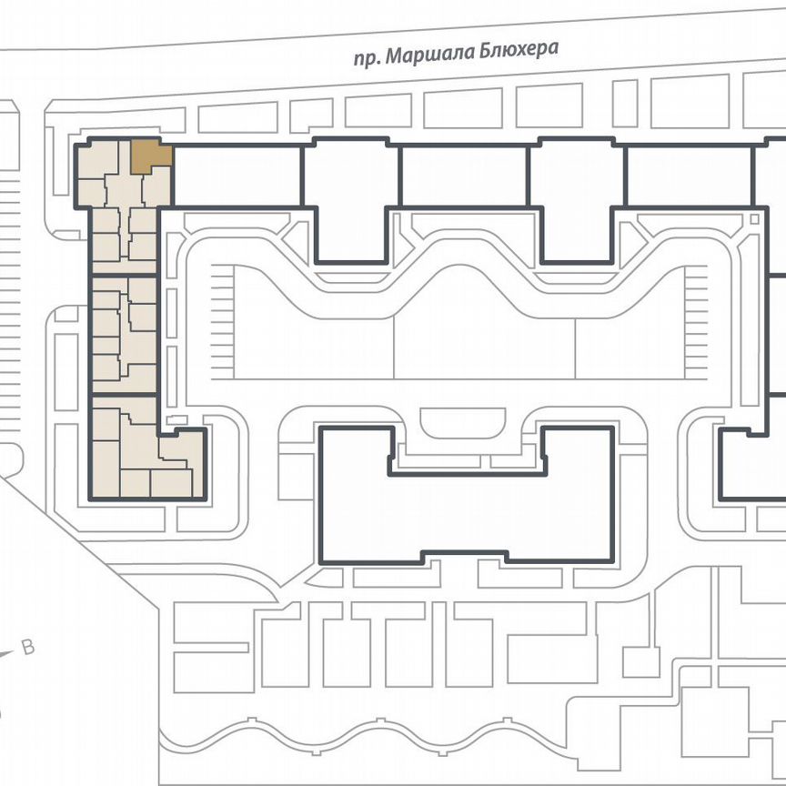 2-к. квартира, 62,1 м², 3/17 эт.