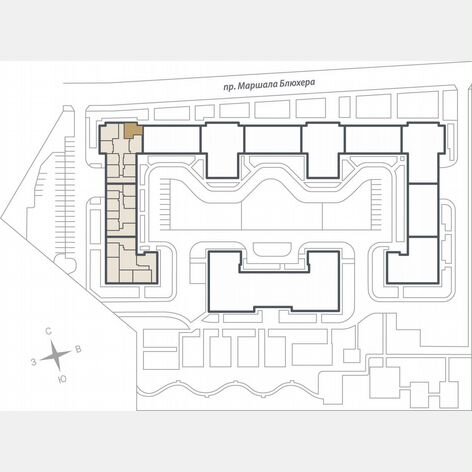 2-к. квартира, 62,1 м², 3/17 эт.