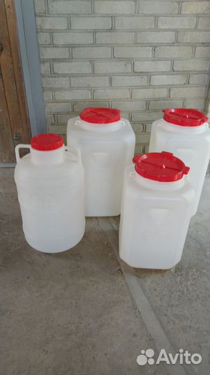 Пластиковые пищевые бочки