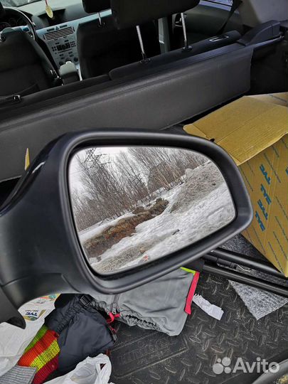 Боковое зеркало опель астра h, правое