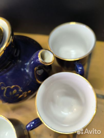 Сервиз чайный кобальт